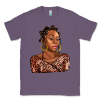 Lavender afro woman Classic Tee - AdoDesignShop