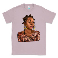 Lilac afro woman Classic Tee - AdoDesignShop