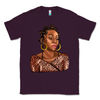 Plum afro woman Classic Tee - AdoDesignShop