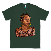 Sports Green afro woman Classic Tee - AdoDesignShop