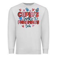 Dove Grey cupid's favorite pharmacy tech Premium Sweatshirt - MaliasSmallBusiness