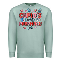 Seafoam cupid's favorite pharmacy tech Premium Sweatshirt - MaliasSmallBusiness