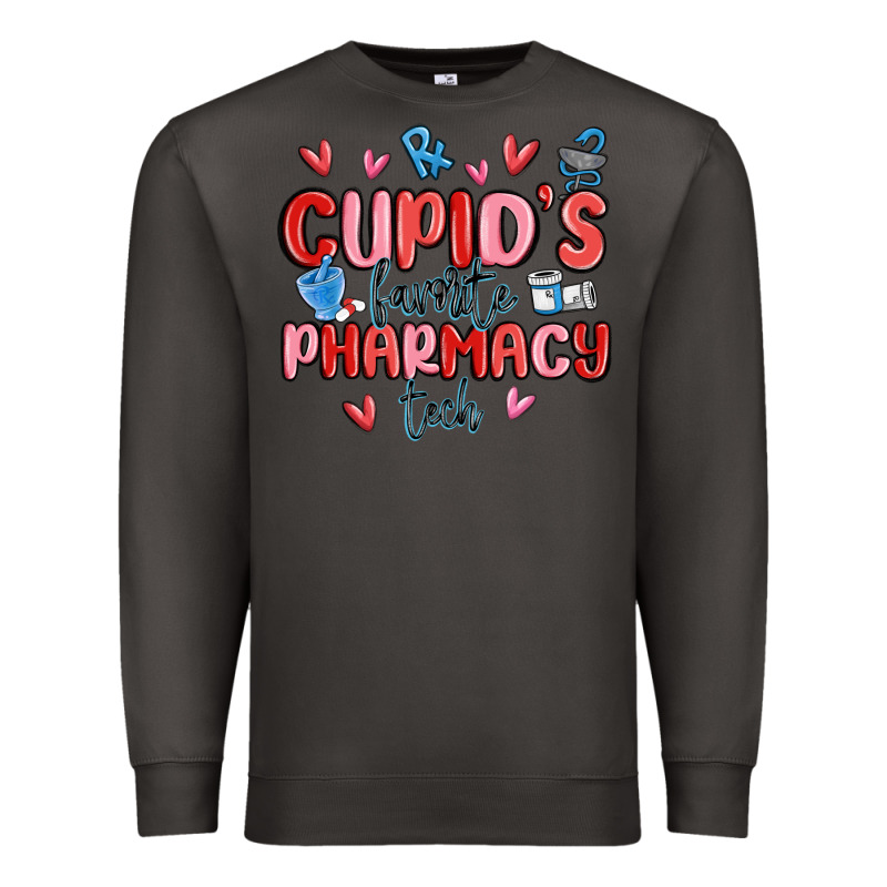 Cupid's Favorite Pharmacy Tech Premium Sweatshirt by MaliasSmallBusiness | Teevron