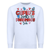 White cupid's favorite pharmacy tech Premium Sweatshirt - MaliasSmallBusiness