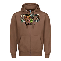Chestnut highland cow 2023 Zipper Hoodie - JahusDesignShop