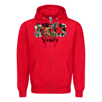 Red highland cow 2023 Zipper Hoodie - JahusDesignShop