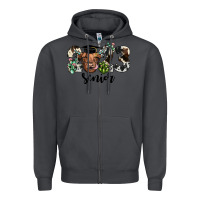 Smoke highland cow 2023 Zipper Hoodie - JahusDesignShop