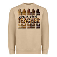 Mushroom proud black teacher Heavyweight Sweatshirt - texasbilliewilder