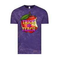 Cloud Purple Trick or Teach Vintage Tee - texasbilliewilder