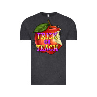 Vintage Black Trick or Teach Vintage Tee - texasbilliewilder
