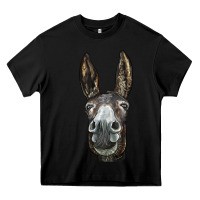 Black Donkey  Face Heavy Core Tee - LillyAllenDesigns