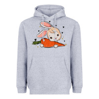 Heather Grey so hoppin boujee easter bunny stanley Heavyweight Hoodie - MaliasSmallBusiness