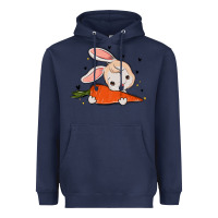 Navy so hoppin boujee easter bunny stanley Heavyweight Hoodie - MaliasSmallBusiness