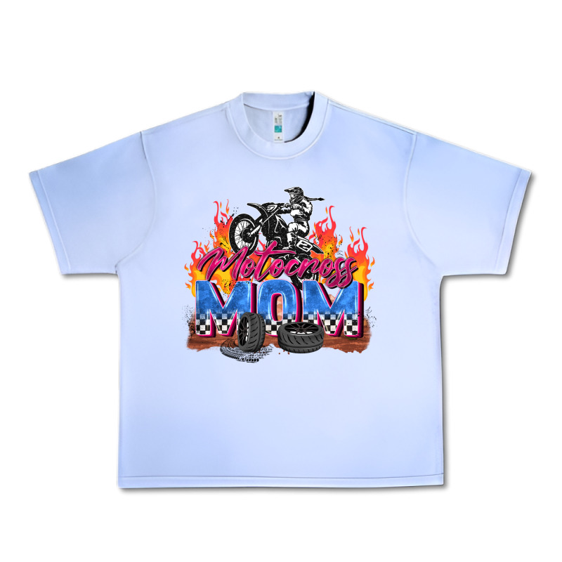 Motocross Mom Urban Heavy Tee by Zillion Design Studio | Teevron