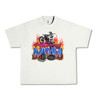 Pistachio motocross mom Urban Heavy Tee - Zillion Design Studio