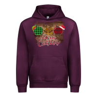 Mauve Wine Merry Christmas Apples Urban Hoodie - Bettercallsaul