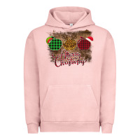 Pigment Salmon Merry Christmas Apples Urban Hoodie - Bettercallsaul
