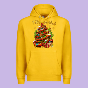 Christmas Feliz Navidad Premium Hoodie Designed By Bundleandbundleshop