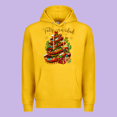 Christmas Feliz Navidad Premium Hoodie Designed By Bundleandbundleshop