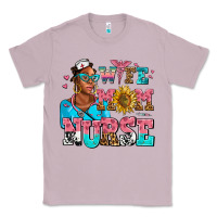 Lilac afro wife mom nurse Classic Tee - AdoDesignShop