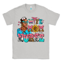 Moon Dust afro wife mom nurse Classic Tee - AdoDesignShop