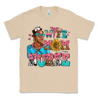 Mushroom afro wife mom nurse Classic Tee - AdoDesignShop