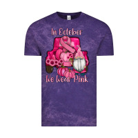 Cloud Purple breast cancer awareness pink truck gnomes Vintage Tee - RanaPortraitStore