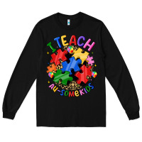 Black i teach au some kids Long Sleeve Tee - JahusDesignShop
