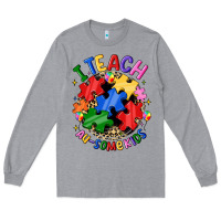 Heather Grey i teach au some kids Long Sleeve Tee - JahusDesignShop
