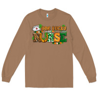 Toasted Coconut one lucky nurse Long Sleeve Tee - AdoDesignShop