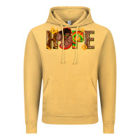 Vintage Mustard hope afro Vintage Hoodie - texasbilliewilder