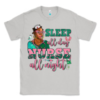 Moon Dust afro  nurse sleep all day nurse all night Classic Tee - AdoDesignShop
