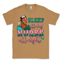 Toasted Coconut afro  nurse sleep all day nurse all night Classic Tee - AdoDesignShop