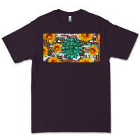 Gemtone And Sunflowers License Plate Premium Tee | Teevron
