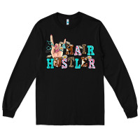 Black hair hustler Long Sleeve Tee - AdoDesignShop