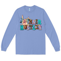 Colony Blue hair hustler Long Sleeve Tee - AdoDesignShop
