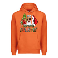 Carrot Don't Stop Believing Santa Premium Hoodie - BundleAndBundleShop