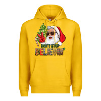 Lemon Don't Stop Believing Santa Premium Hoodie - BundleAndBundleShop