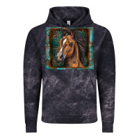 Cloud Black western horse Vintage Hoodie - Zillion Design Studio