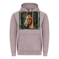 Vintage Zinc western horse Vintage Hoodie - Zillion Design Studio