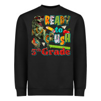 Black ready to crush fifth grade Heavyweight Sweatshirt - texasbilliewilder