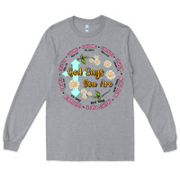 Heather Grey god says you are Long Sleeve Tee - JahusDesignShop