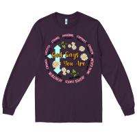Plum god says you are Long Sleeve Tee - JahusDesignShop