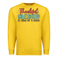Lemon thankful blessed and kind of a mess Premium Sweatshirt - MaliasSmallBusiness
