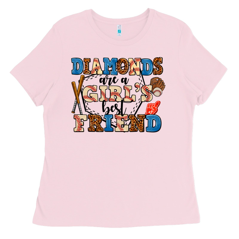 Diamonds Are A Girl's Best Friend Ladies Tee by AdoDesignShop | Teevron