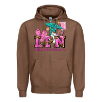 Chestnut lpn licensed practical nurse Zipper Hoodie - AdoDesignShop