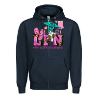 Lpn Licensed Practical Nurse Zipper Hoodie | Teevron