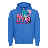 True Royal lpn licensed practical nurse Zipper Hoodie - AdoDesignShop