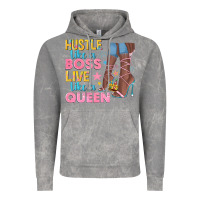 Cloud Rock hustle like a boss live like a queen Vintage Hoodie - texasbilliewilder