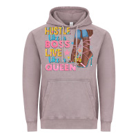 Vintage Zinc hustle like a boss live like a queen Vintage Hoodie - texasbilliewilder